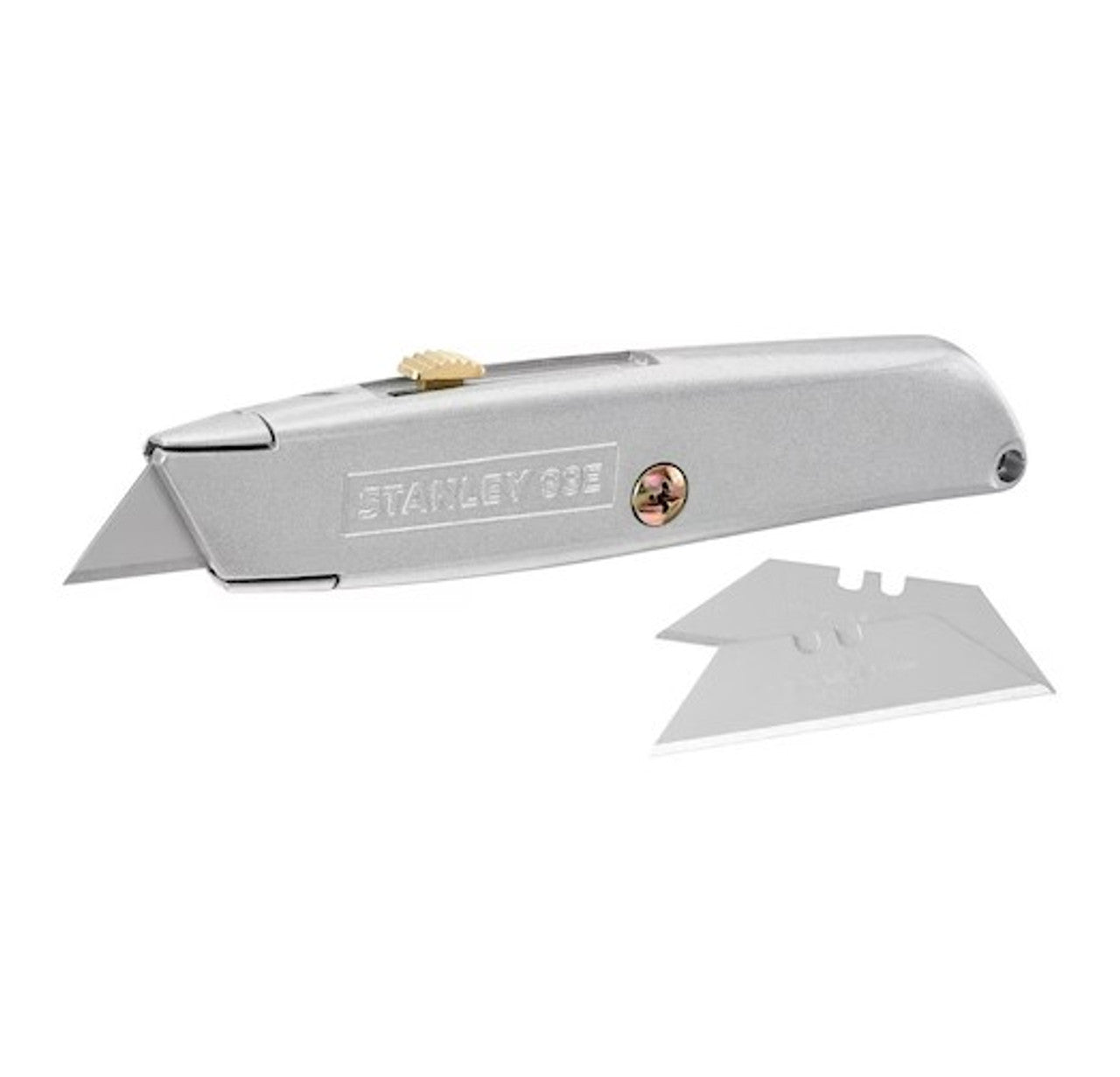 STANLEY® 99E Retractable Blade Utility Knife with 3 blades