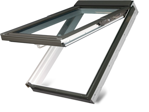 FAKRO Top Hung Window (White PVC | 550mm x 980mm) - Horizon Plastics Online