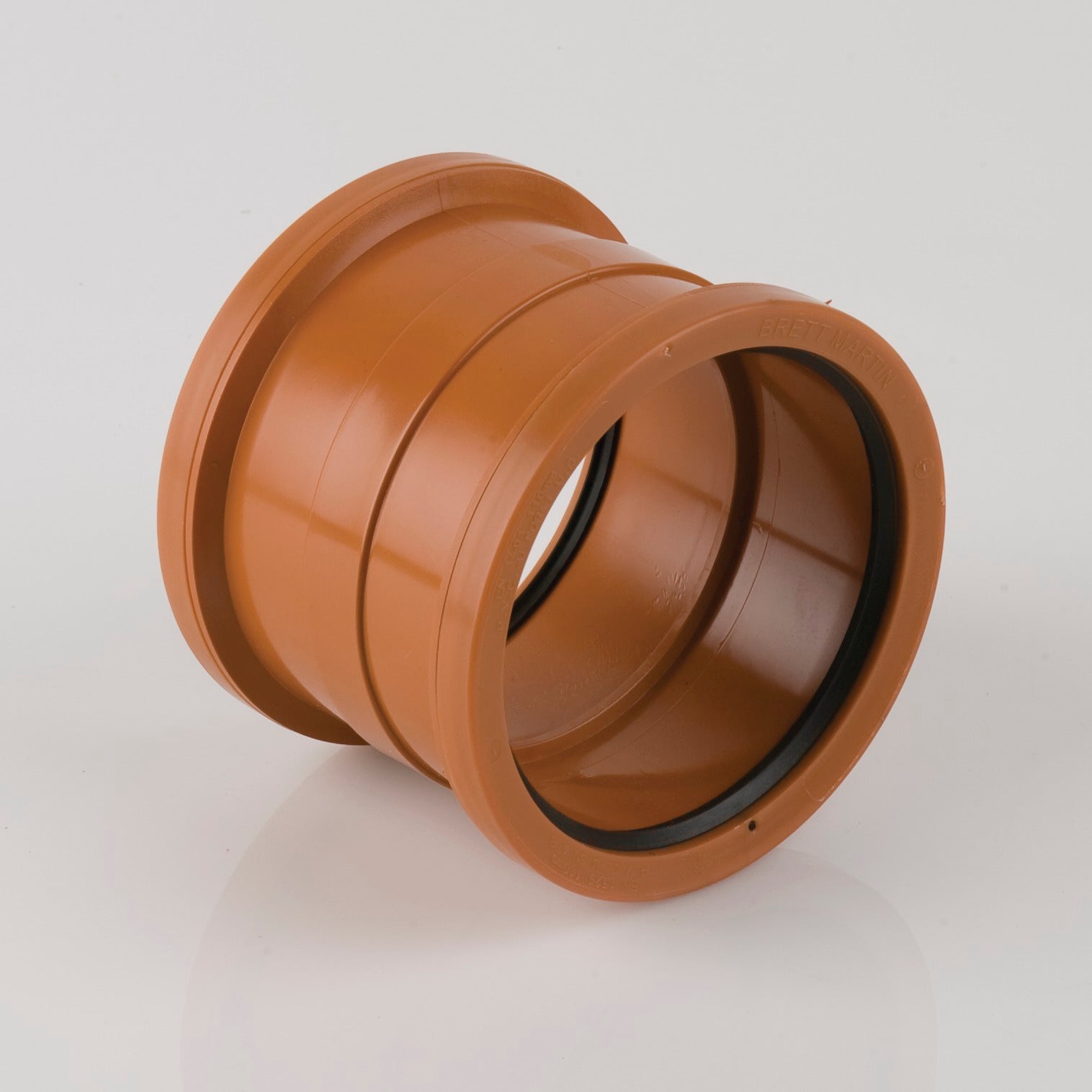 110mm Double Socket Drainage Pipe Connector (Terracotta Orange)