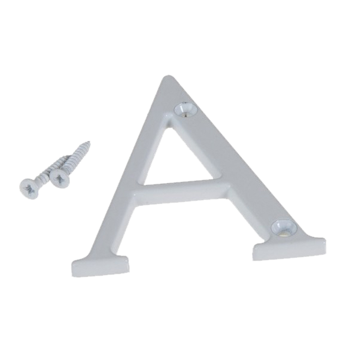 Fab & Fix Door Letter ('A' | White) - Horizon Plastics Online