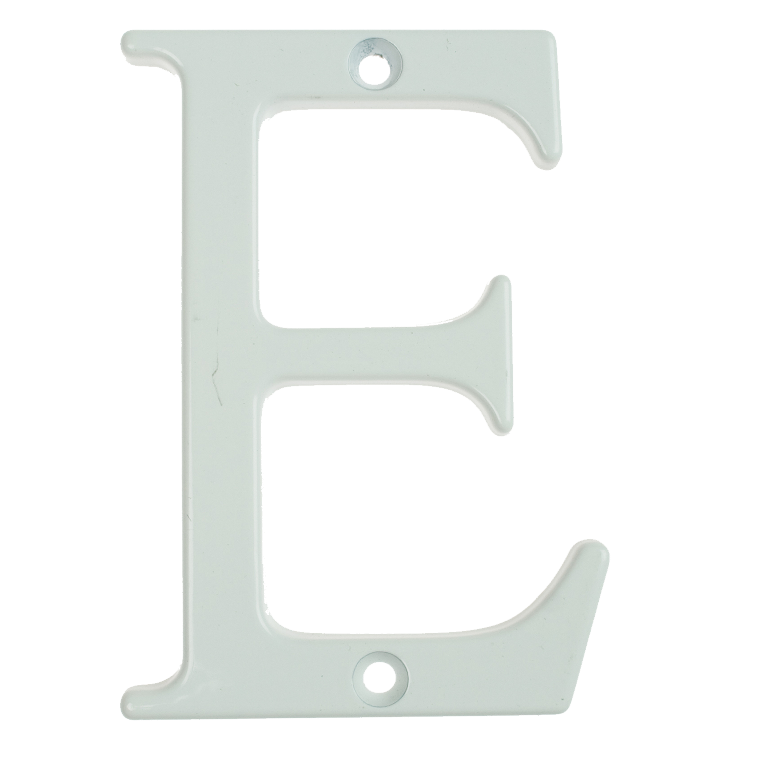 Fab & Fix Door Letter ('E' | White) - Horizon Plastics Online