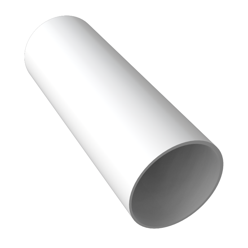 Round Downpipe (5.5m | White) - Horizon Plastics Online