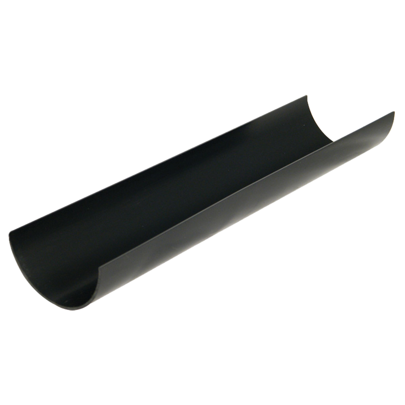 Mini-Line Gutter (2m | Black) - Horizon Plastics Online