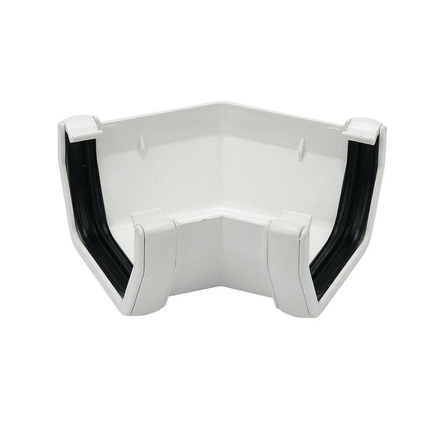 Square 135? Gutter Angle (White)
