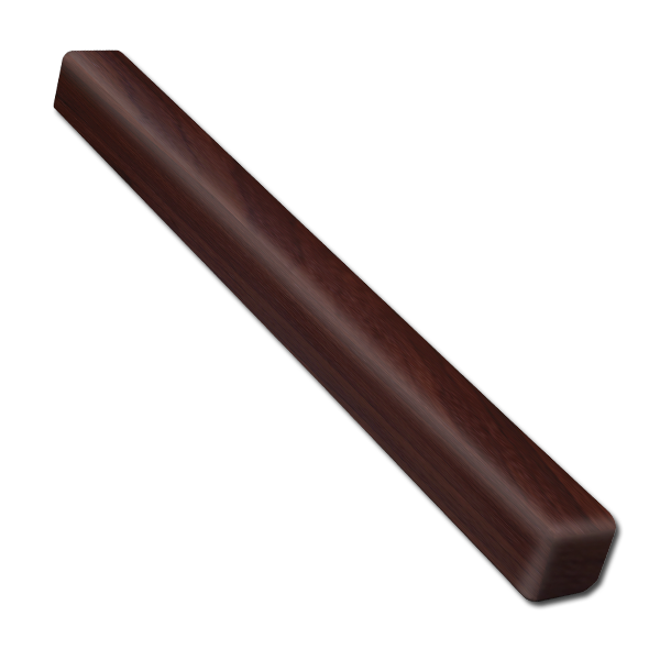 500mm Double Ended Square Corner (Rosewood)