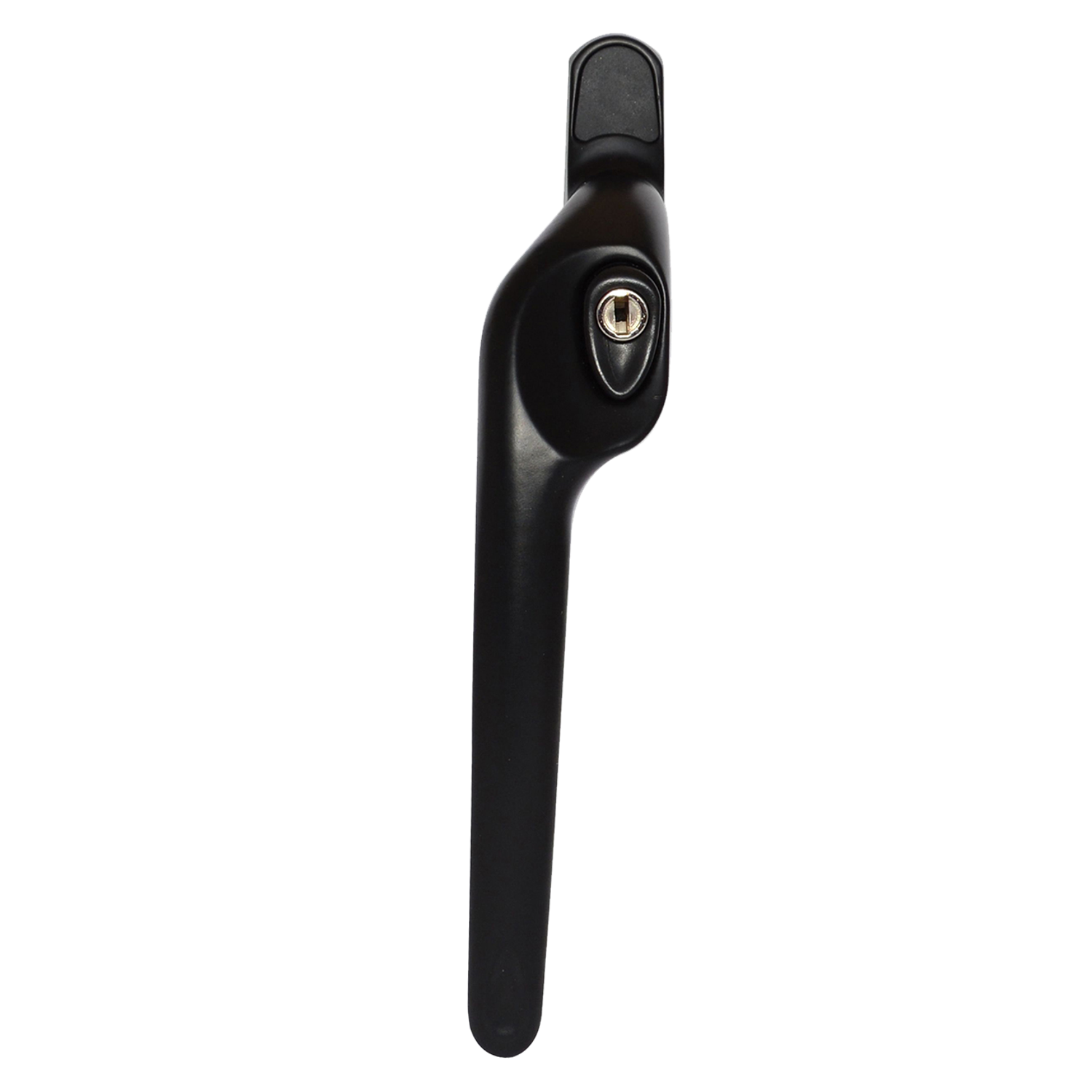 30mm Maxim Offset LH Locking Window Handle (Black) - Horizon Plastics Online
